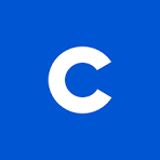 Coursera logo featuring a white letter C on a blue background.