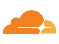 Cloudflare logo representing website security, performance, and DNS management